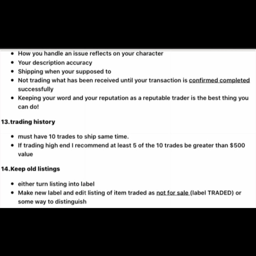 TRADING AND SCAMMER INFORMATION DOโs & DONTS - Picture 8 of 12